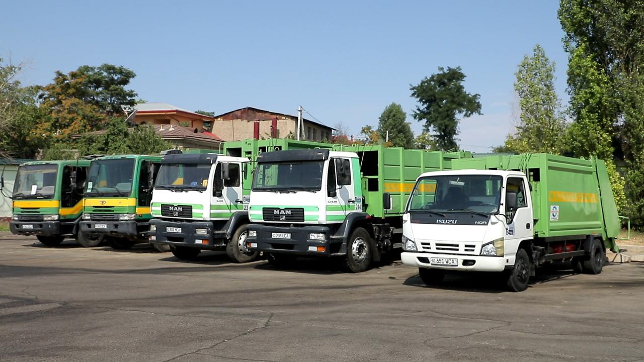 грузовики для вывоза мусора