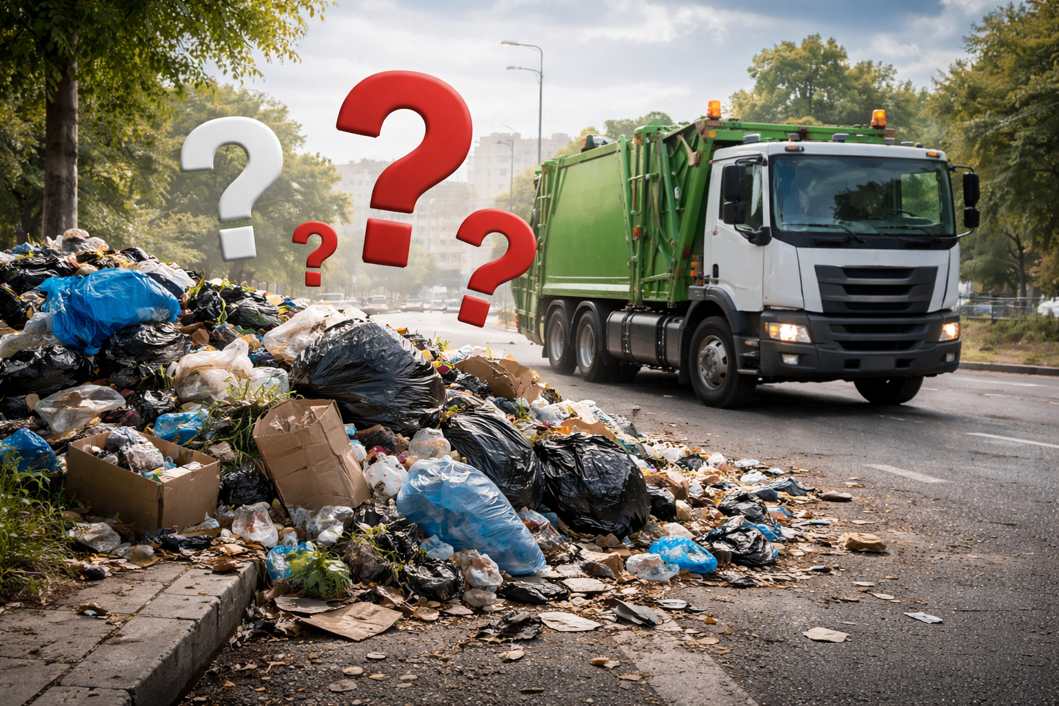 Кто несёт ответственность за устранение отходов, выброшенных вдоль центральных дорог?