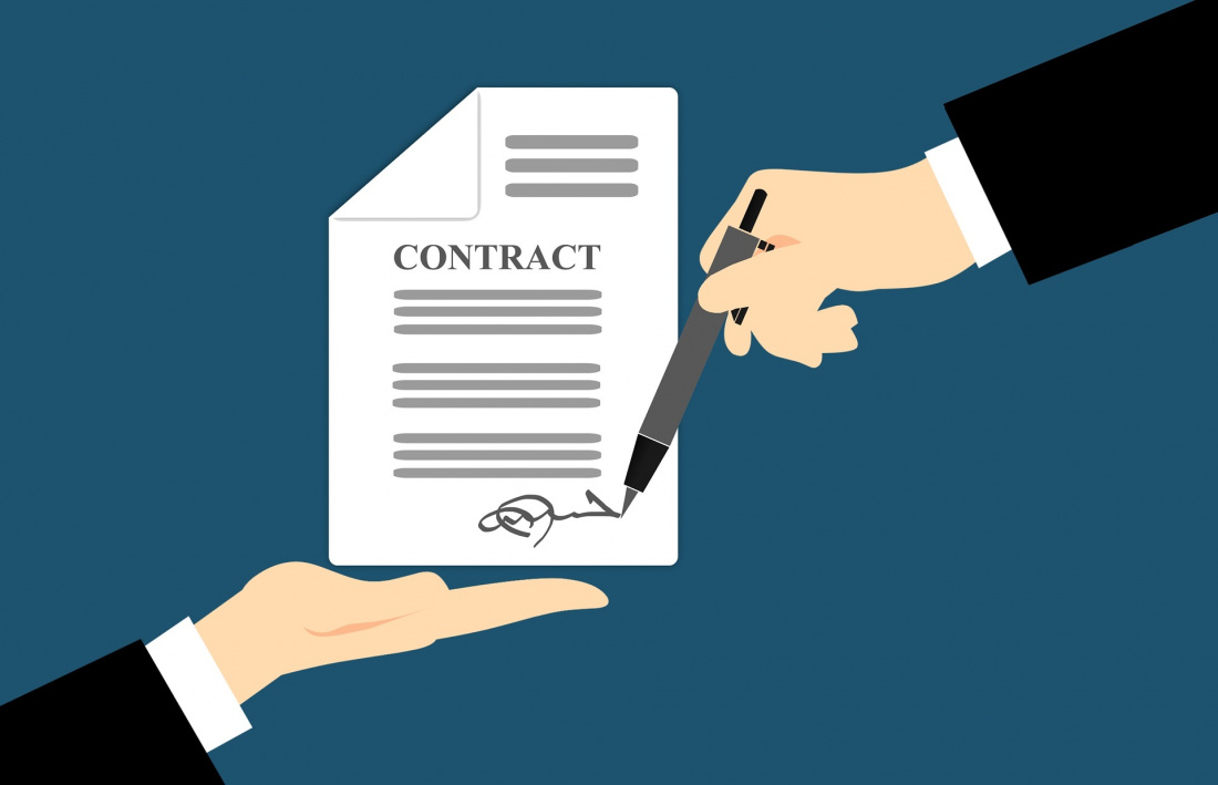 Sample public contract for individuals