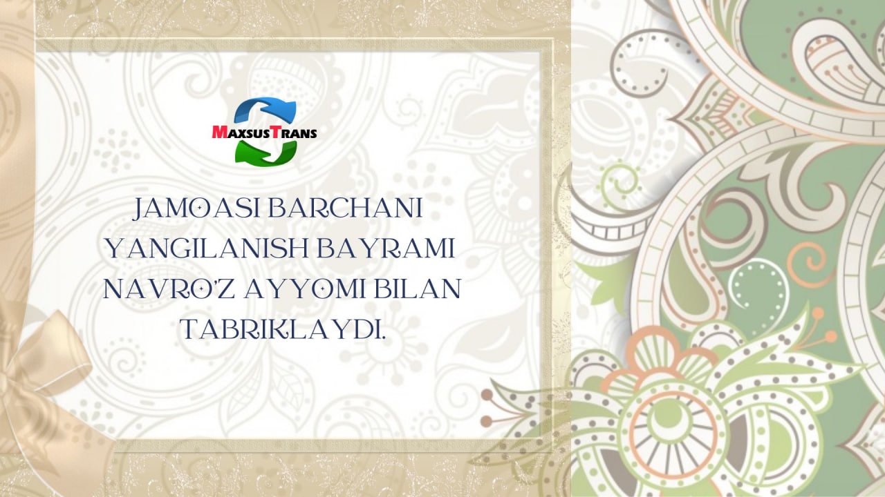 Navroʼz bayrami, barchamizga muborak boʼlsin!!!